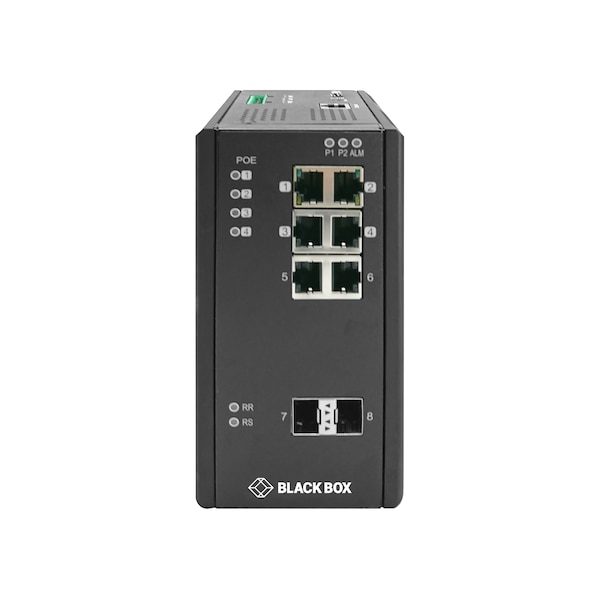 Black Box BLACK BOX Ethernet Switch 6-Port Gigabit Managed Industrial LIE1082A - main